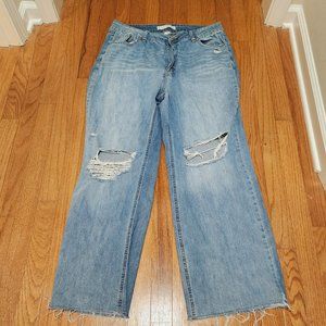 Est. 1946 High Rise Ripped Lightwash Jeans Size 16P
